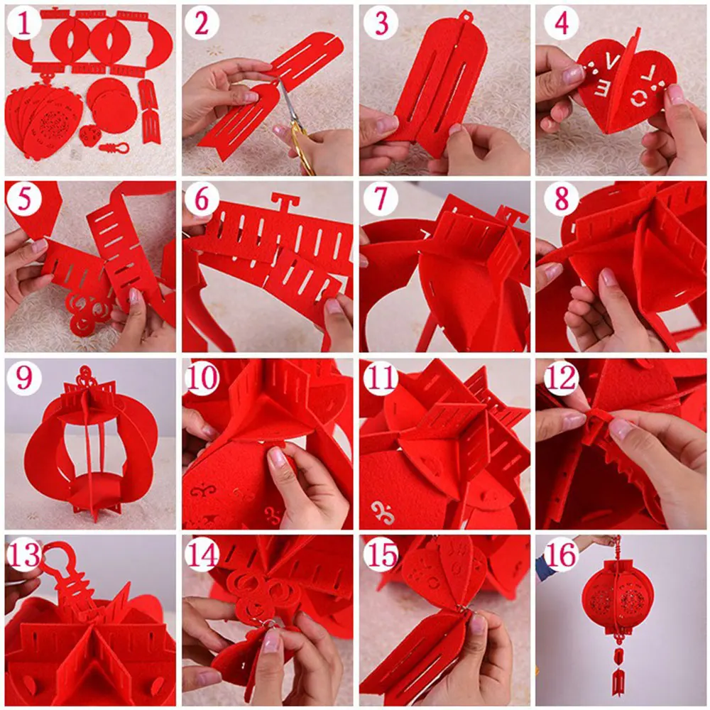 Chinese Lantern Hanging Red Chinese Red Lantern Home Decoration Good Luck Best Wishes Traditional Lucky Lantern Ornaments Gift