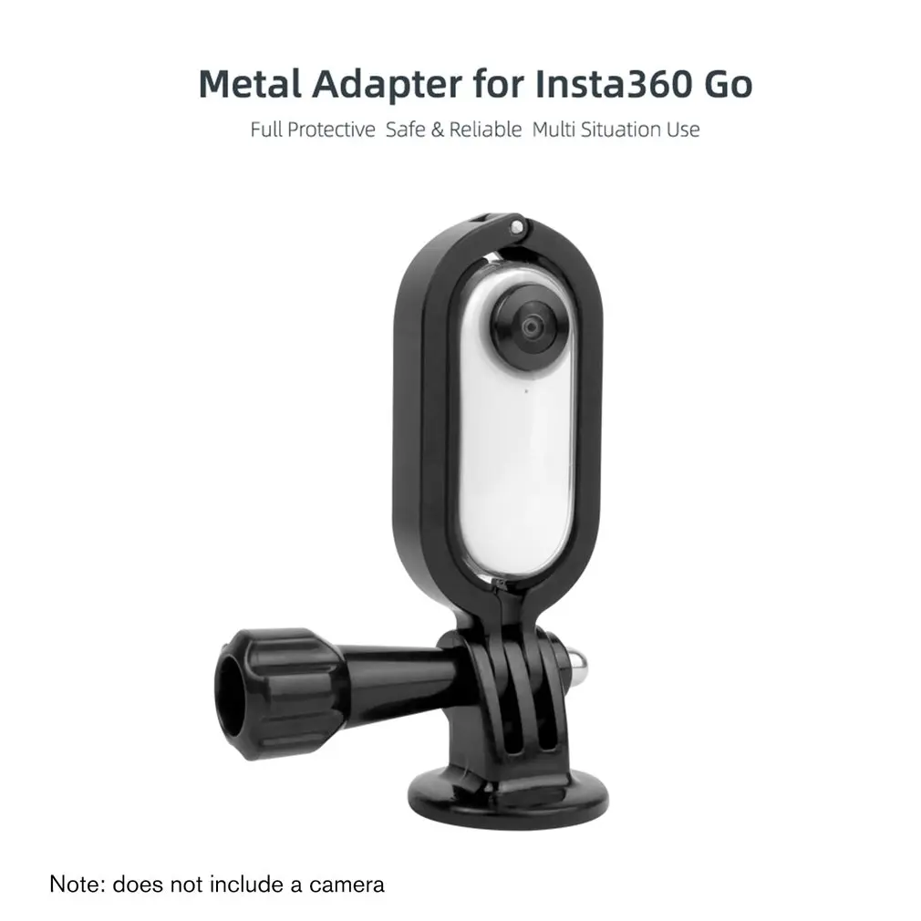 Для Insta360 Go металлический адаптер защитная рамка для камеры Резьбовой Адаптер кронштейн алюминиевый сплав крепление аксессуары для экшн-камеры