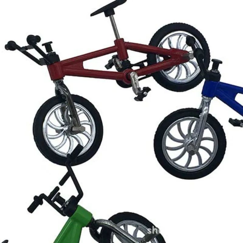 Милые мини-Пальчиковые игрушечные велосипеды BMX горный велосипед креативный игровой костюм Детский Взрослый 3 цвета BMX Фикси велосипед Скутер для пальца игрушка