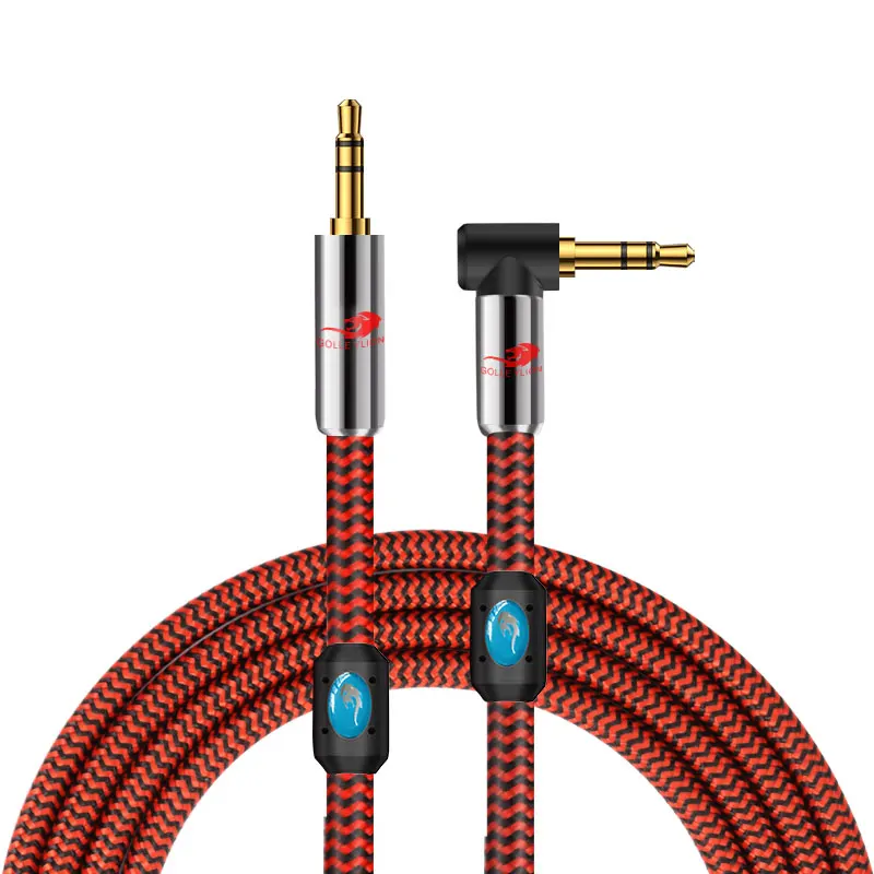 Aux-кабель 1/8 дюйма 3 5 мм для iPhone компьютера ноутбука MP3 домашнего автомобиля стерео