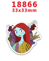 PR-18866 Наборы для творчества Герой мультфильма с плоской задней частью Плоские наклейки 30 штук. PR-18446-19255 - Цвет: PR-18866