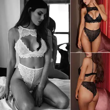 

Women Sexy Sissy Lace Lingerie Babydoll G-String Thong Underwear Nightwear S-2XL