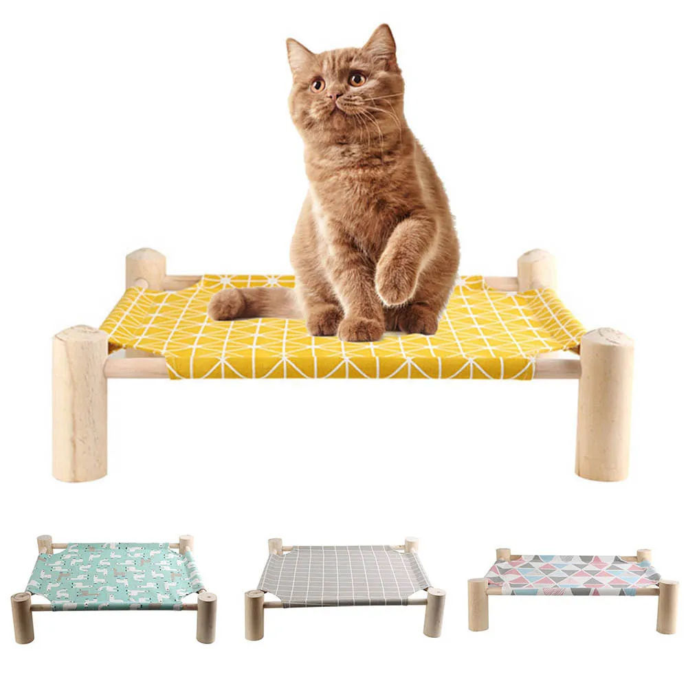 Puppy Beds Four-legged Breathable Removable Pet Beds Durable Hammock Mat Bed Shelf Pet Products Home Decoration