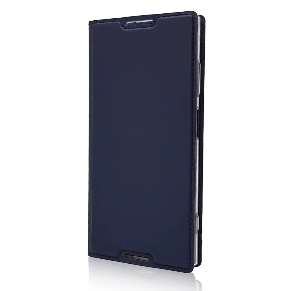 Флип Магнитный кожаный чехол для Nokia 5,1 Plus X5 чехол ультра тонкий Fundas для Nokia5.1 Plus TA-1109 Чехлы для Nokia 5,1 Plus - Цвет: Синий