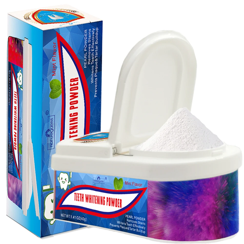Teeth Whitening Powder 40 Grams Teeth Whitening Powder Remove Plaque Stains Brighten Teeth Oral Hygiene