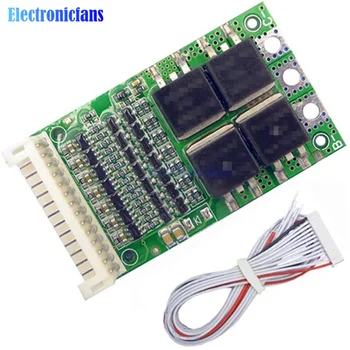 

Universal 6S 7S 8S 9S 10S 11S 12S 13S Adjustable BMS Iron Phosphate Lithium Li-ion 18650 Battery Protection Board 25A