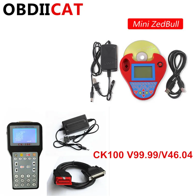 DHL бесплатно CK100 автоматический ключ программист v99 99/46 04 OBD2 CK 100/Мини Zed Bull