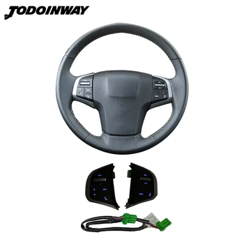 

Car Blue Backlight Steering Wheel Switch Cruise Speed Control Button Music Audio Volume Switches For Chevrolet Dmax 2019 V-Cross