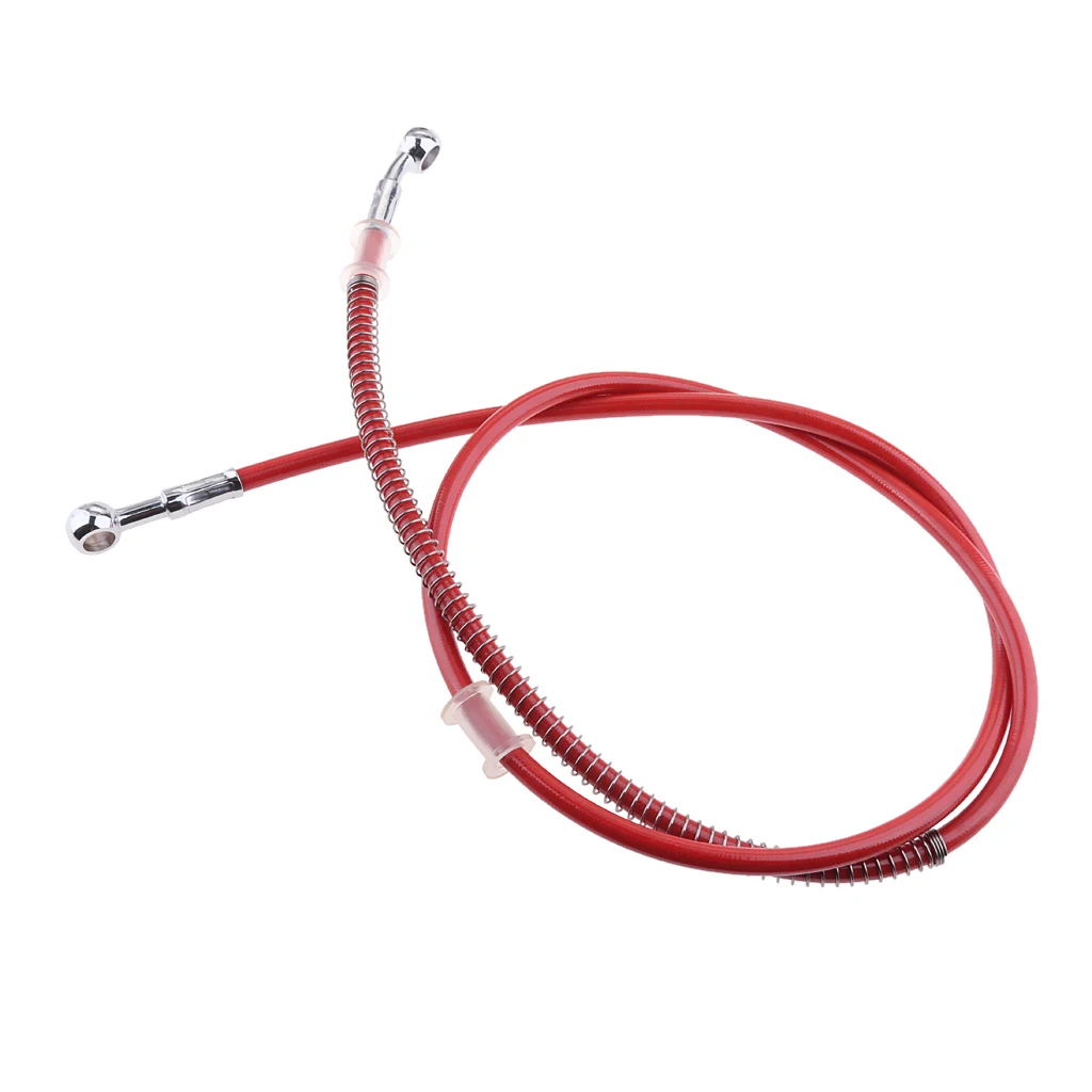 Universal 59`` Red Motorcycle Brake Line Hose Braided High Performance for motorcycles