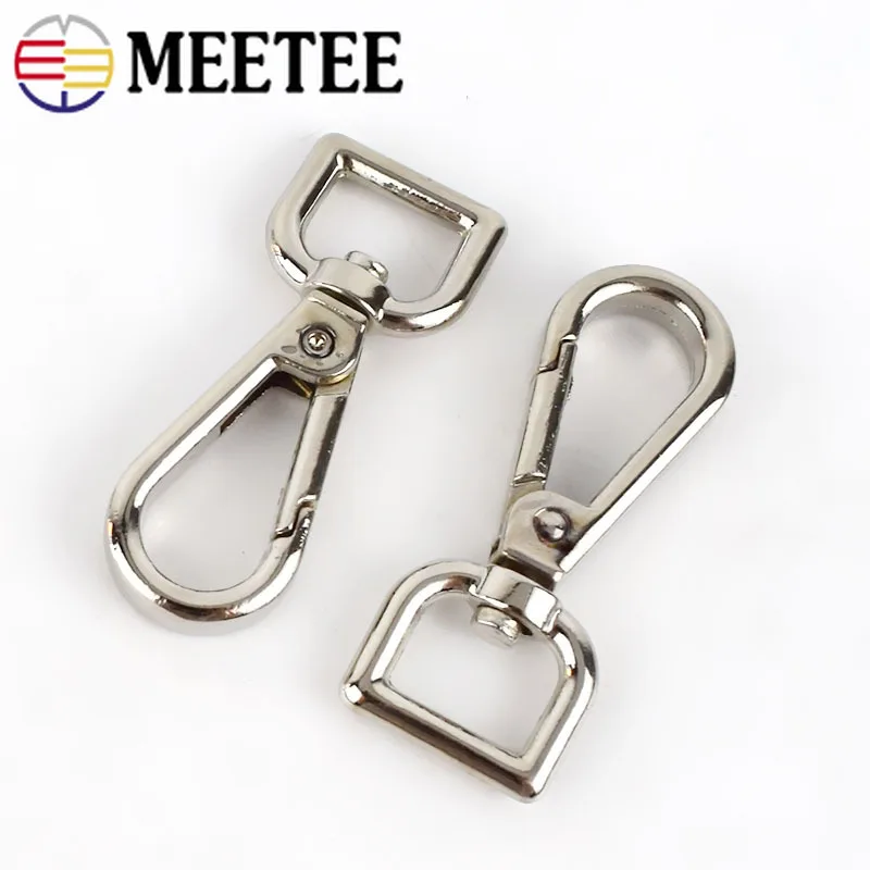 Meetee, 13 мм, металлическая пряжка для сумки, ошейник для собаки, поворотный триггер, зажимы, застежка, крючки для ключей, защелкивающийся крючок, аксессуары для самостоятельной сборки, F2-10