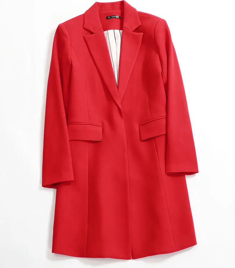 Дамская элегантная офисная одежда платье костюм женский длинный стиль куртка юбка M-4XL размера плюс синтетическая ткань Рабочий костюм f80808 - Цвет: red jacket