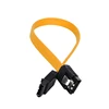 New Sata 2.0 Hard Drive Data Cable 45cm Drive Line Yellow Red Straight Line With Buckle Suitable For Computer Motherboard ► Photo 2/6