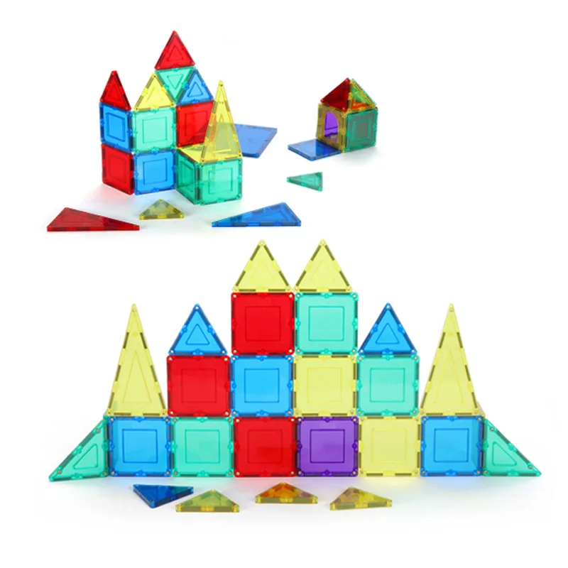 

Magnetic Construction Sheet Amazon Building Blocks Children'S Educational Toy Magnet Building Blocks Construction Transparent Wi