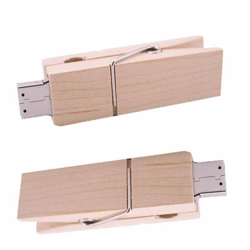 Usb палка реальная емкость деревянный зажим Usb флэш-накопитель смешной флешки 64 ГБ 32 ГБ 4 ГБ Флешка карта памяти U диск Классический Gitf