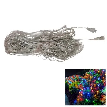 

Fairy String Solar Power Lawn With Remote Control Wedding Decoration Outdoor Garden LED Net Light Timer Indoor Curtain Lamp
