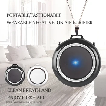 

Portable Air Purifier Portable Car-Mounted Household Negative Ion Air Purifier Halter Necklace Small Sterilizer Air Purifier