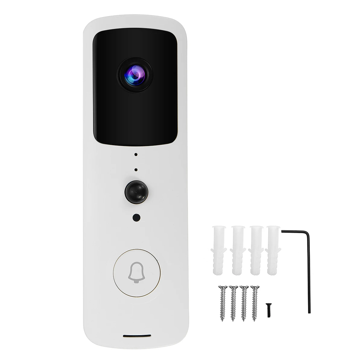Умная жизнь беспроводной WiFi видеодомофон дверной звонок 1080P телефонный звонок Дверной звонок Домашняя безопасность камера ночного видения - Цвет: doorbell