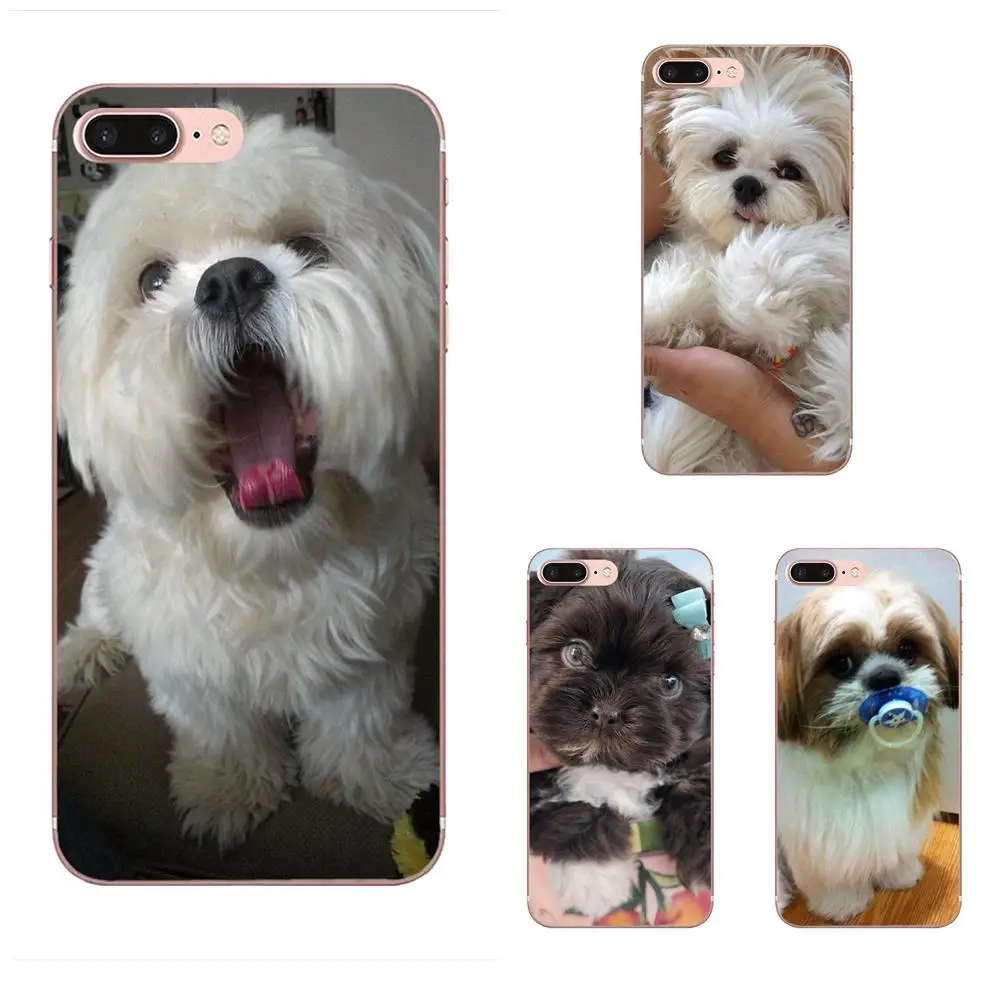 Любовь симпатичная Shih Tzu щенок собаки для huawei P7 P8 P9 P10 P20 P30 Lite Mini Plus Pro Y9 Prime P Smart Z 2018