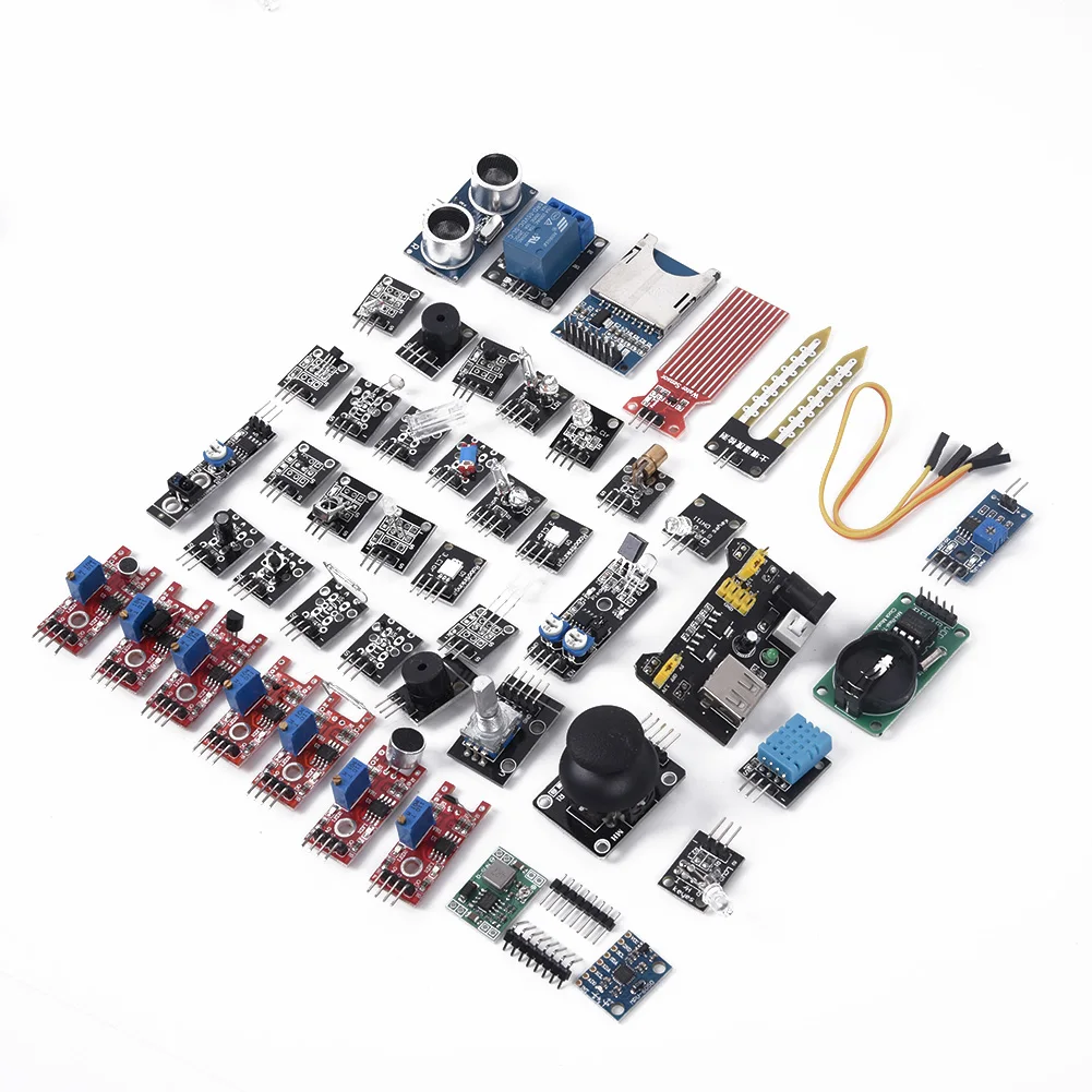 45 в 1/37 в 1 модуль датчика стартовый набор для Arduino Raspberry Pi образование мульти инструменты аксессуары