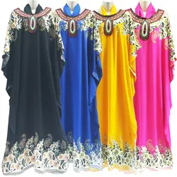 Мусульманское платье-Абая Дубай для женщин одежда женщин мусульманских стран кафтан вышивка молитва Рамадан Eid макси размер арабский