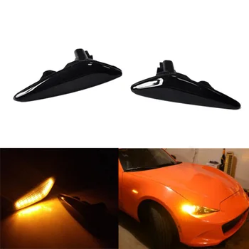 

DHBH-Car Dynamic LED Side Marker Light Turn Signal Light for Mazda MX-5 MX-8