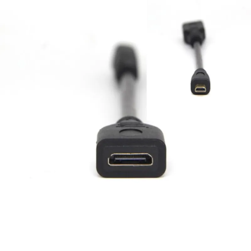 Mini HDMI 1,4 Женский к Micro HDMI Мужской видео конвертер кабель Шнур Тип C до D 15 см