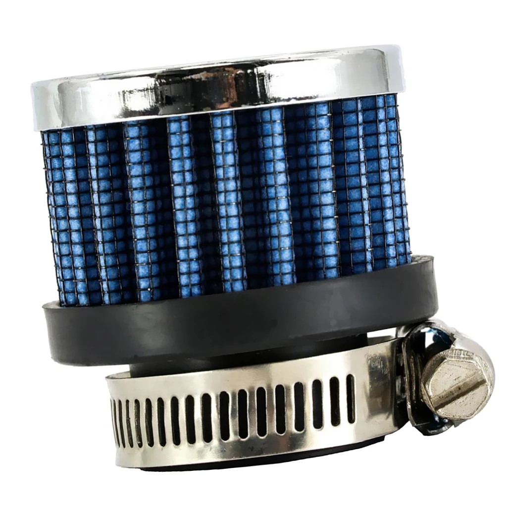 Blue 25mm Car Cold Air Intake Filter Cleaner Direct Replacement