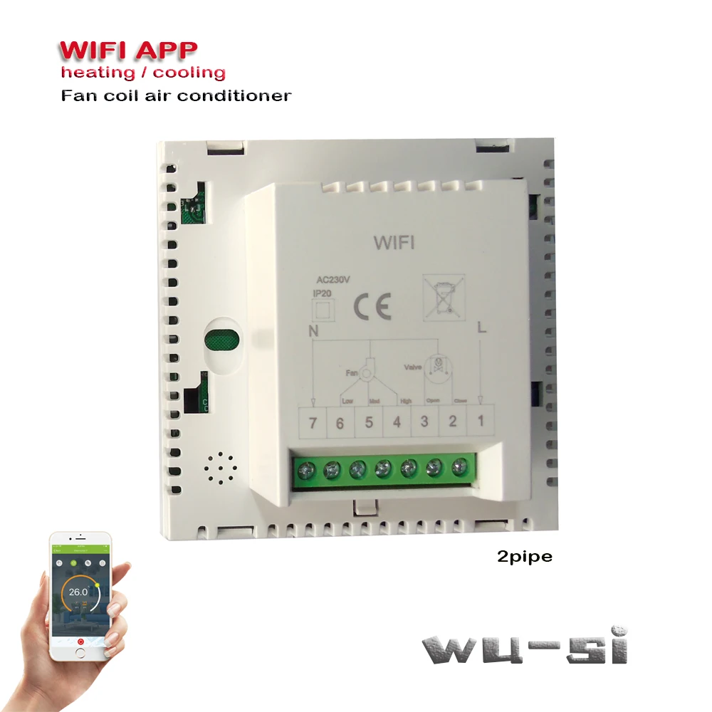 Интеллектуальный wifi кондиционер термостат, 2 P/4 P с программированием