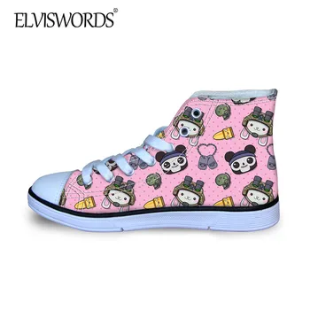 

Kawaii Panda Pattern Baby Girls Cartoon Canvas Shoes 2020 New Cute Pink Flat Shoes Fashion Sport Chunky Sneakers