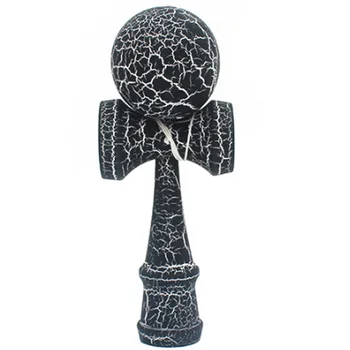 

Wooden Toy Outdoor Sports Kendama Toy Ball Children and Adults Outdoor Ball Sports Crack Beech Wood Colorful Design Black and Wh