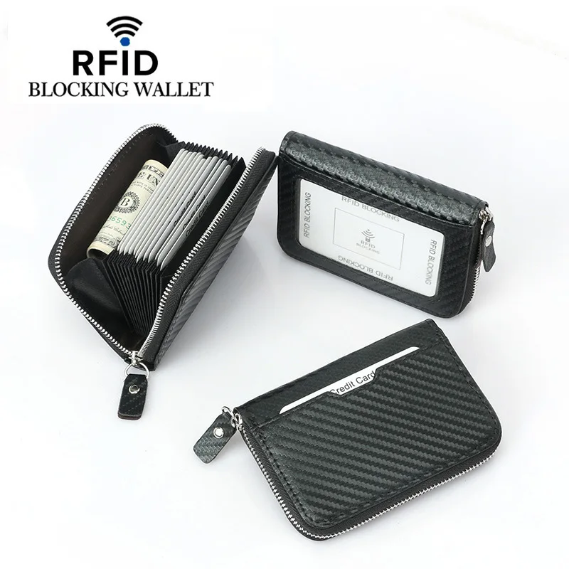 RFID Блокировка из искусственной кожи чехол для кредитной карты безопасности