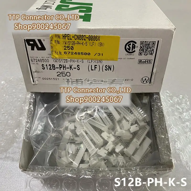

20pcs/lot S12B-PH-K-S 2.0MM Leg width12Pin 100% New and Origianl
