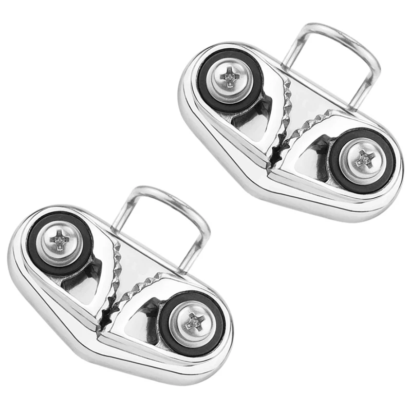 Stainless Steel 316 Cam Cleat With Wire Leading Ring Boat Cam Cleats