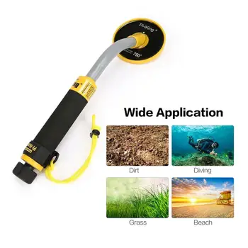 

PI-750 Handheld Pulse Induction Underwater Waterproof Metal Detector Gold Coin Treasure Search Vibration Light Alarm
