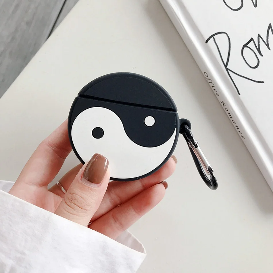 W Мультяшный чехол для Airpod, чехол для наушников, чехол для Airpods 2, чехол для Apple Air Pods - Цвет: W