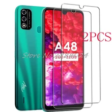 Закаленное защитное стекло для Itel A48 2 шт. защитная пленка экрана