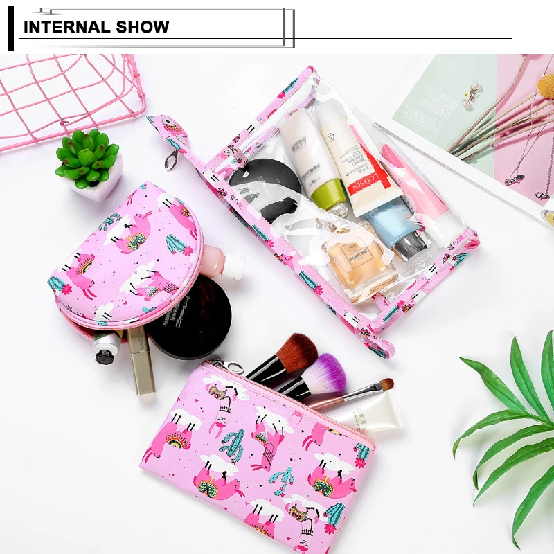 Набор из 3 предметов прозрачная Сетчатая Сумка для мытья сумка хранения дорожная