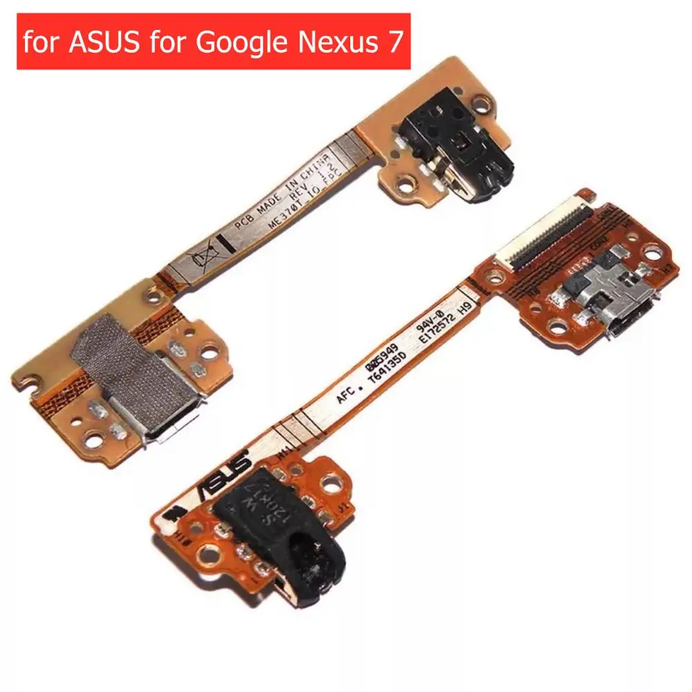 for ASUS Google Nexus 7 USB Charger Connector Flex Cable Charging Earphone Jack Dock Repair Spare Parts | Мобильные телефоны и