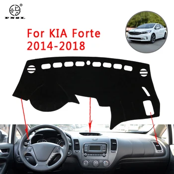 

PNSL Car Dashboard Cover Dash Mat Dash Pad Carpet For KIA Forte 2014-2018 Sun protection anti - slip anti - uv