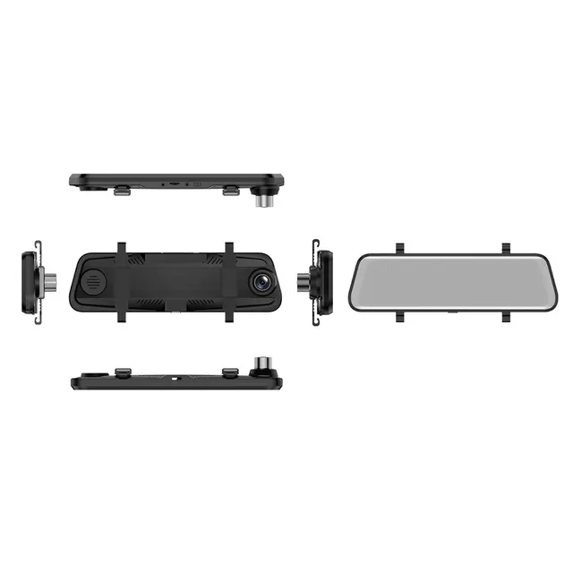 $US $45.10 10 inch Car Mirror Video Dash Camera Car Dvr mirror FHD 1080P Dual Lens With Rear View Camera Auto 