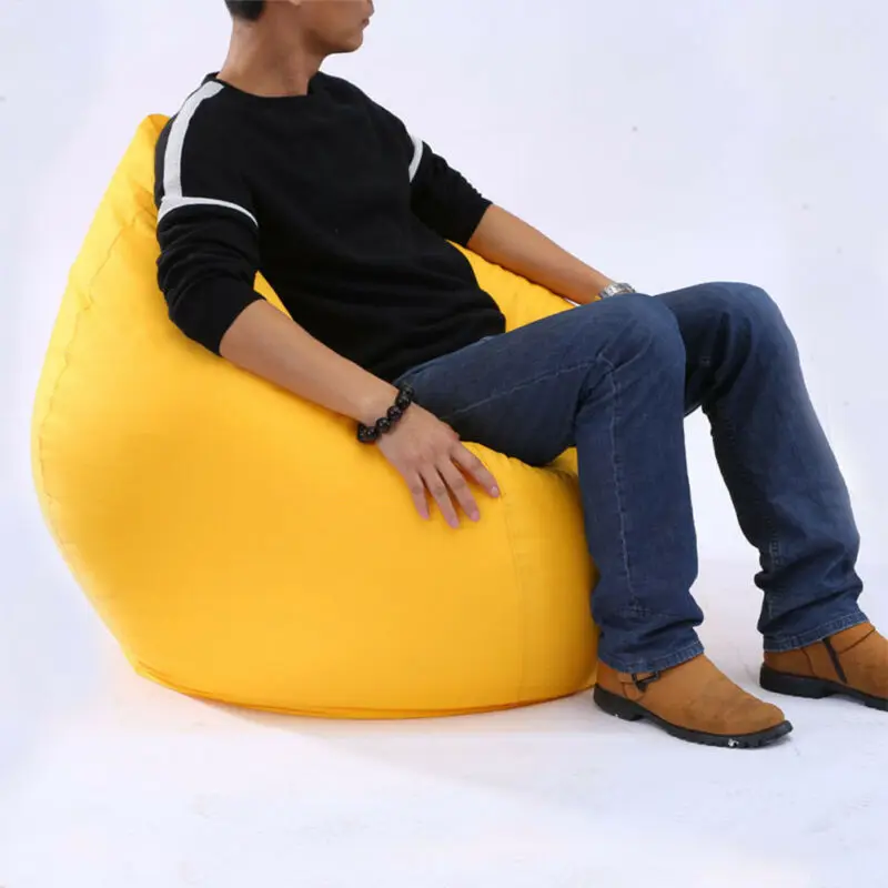 

Goocheer Waterproof Stuffed Animal Storage/Toy Bean Bag Solid Color Oxford Chair Cover Beanbag(filling is not included)
