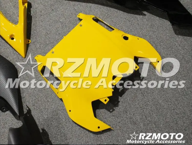 Набор впрыскивателей Мотоцикл Обтекатели Fit для YAMAHA YZF-R6-600 2008- 08-16 обтекатель КУЗОВ комплект желтого, черного и белого цвета, из коллекции Zapatos