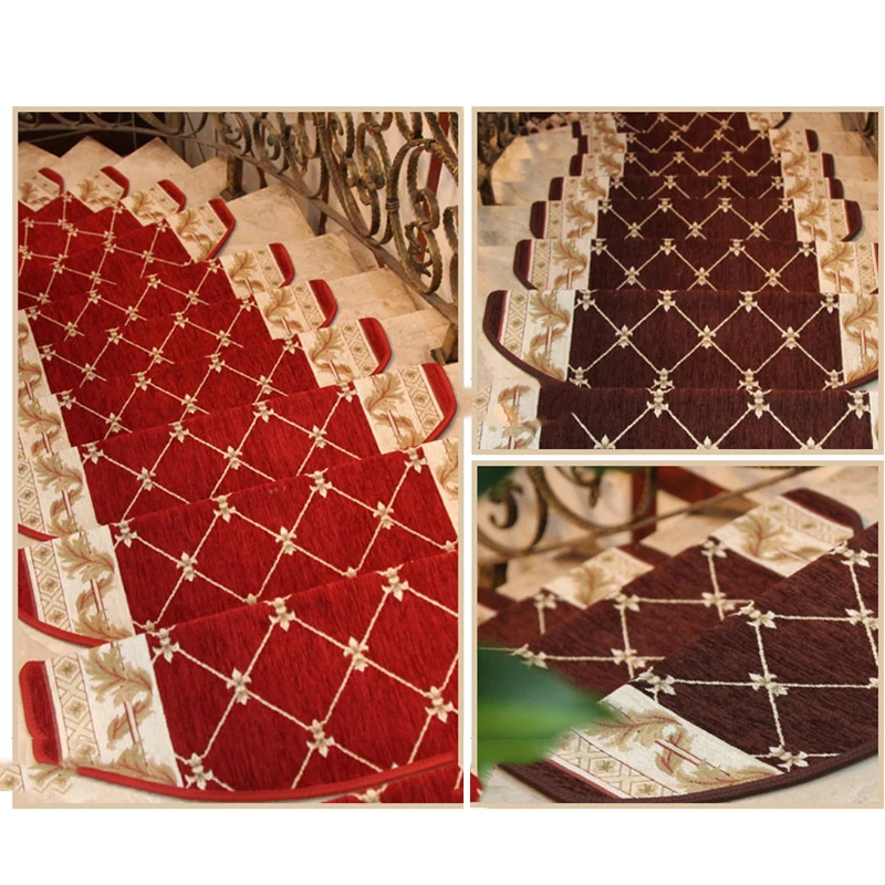 Ковёр высокого качества лестницы протектора коврик лестницы Нескользящая Защитная Крышка колодки 1 шт