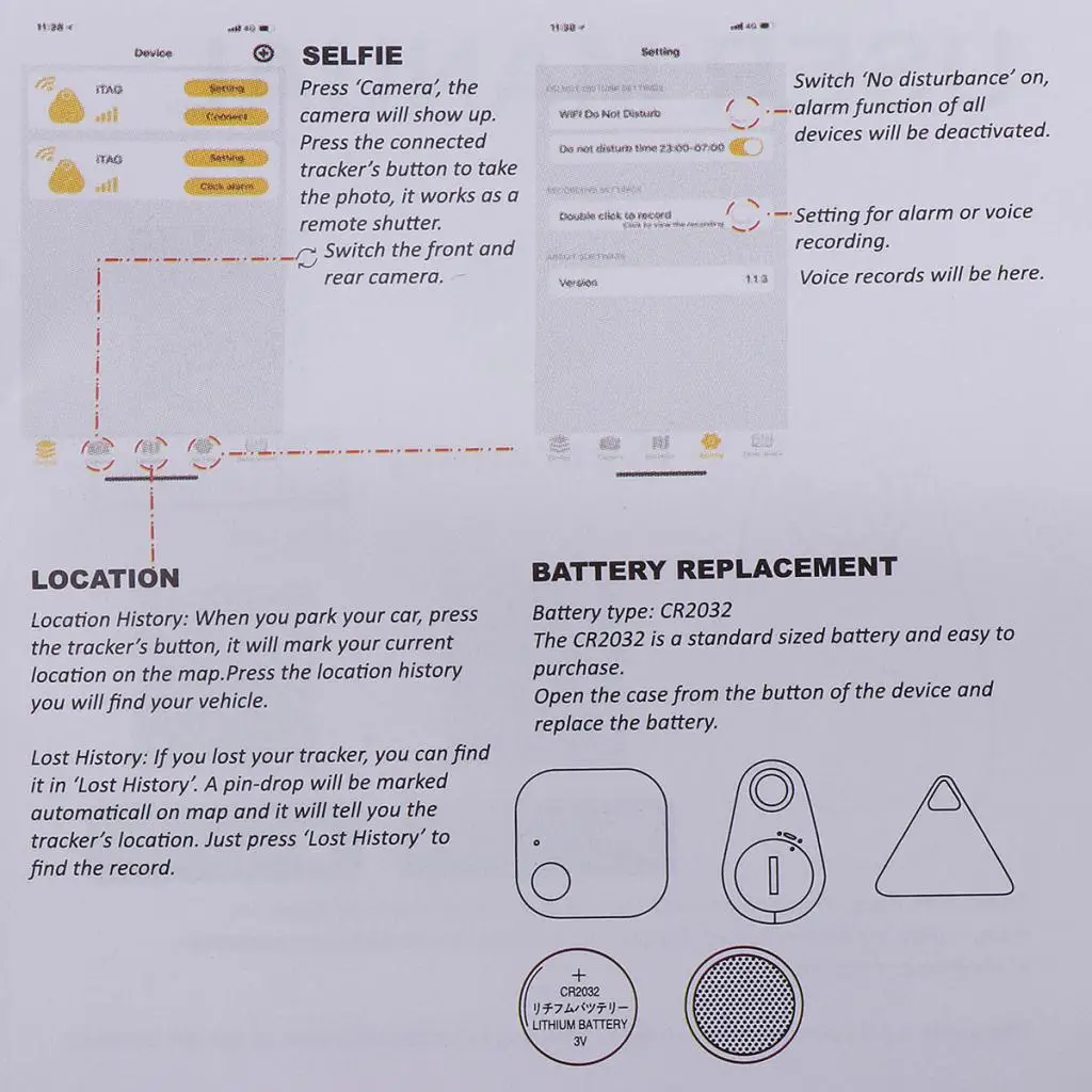 1pc Mini Smart Finder Bluetooth GPS Tracer Wallet Bag Kids Trackers Anti-Lost Bluetooth Tracer For Pet Dog Cat Keys Finder Pets