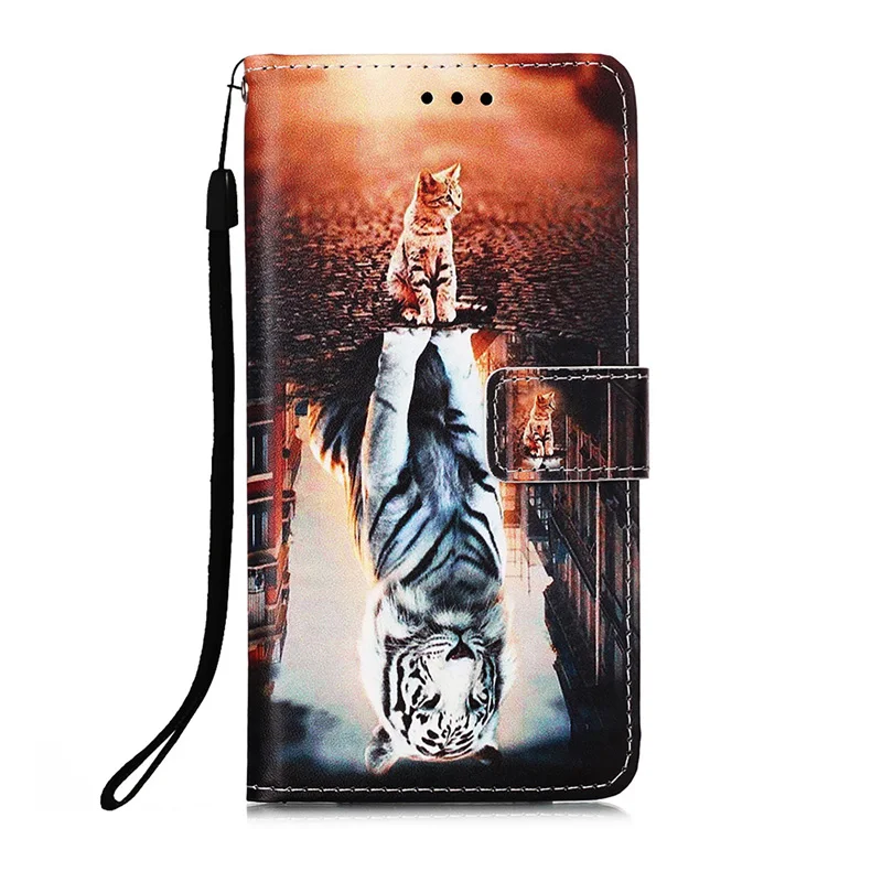 leather case for xiaomi Lovely Cat Butterfly Leather Wallet Case For Xiaomi Redmi Note 8T 9S 7 8 9 Pro Max 7A 8A 9A 9C Poco M3 X3 NFC Flip Cover Flower xiaomi leather case chain Cases For Xiaomi