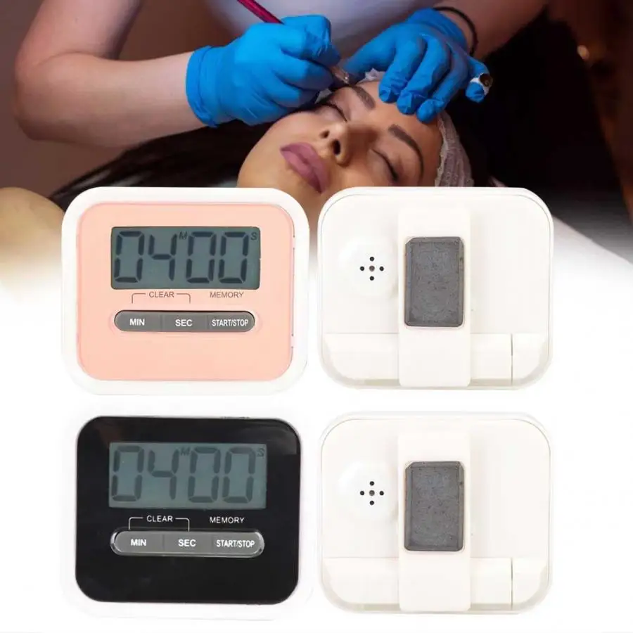Microblading портативная электрическая сигнализация, часы, напоминания для дома, кухни, кухни, салонов, таймера татуировки