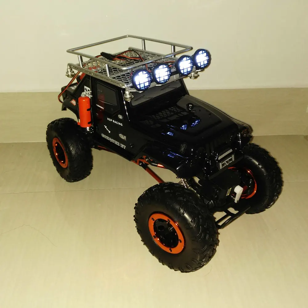Rc 1/10 Car Crawler Truck Roof Front Mounted Bodyshell Spot with LED Lights 22mm for Traxxas HSP  AXIAL 