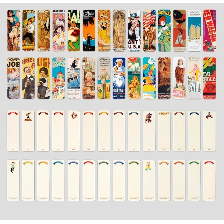 复古文艺书签_07