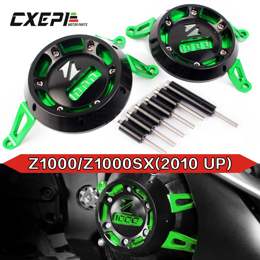 

NEW Motorcycle CNC Aluminum Engine Guard Side Stator Case Guard Protector for Kawasaki Z1000 Z1000SX 2011-2016 2017 2018 2019