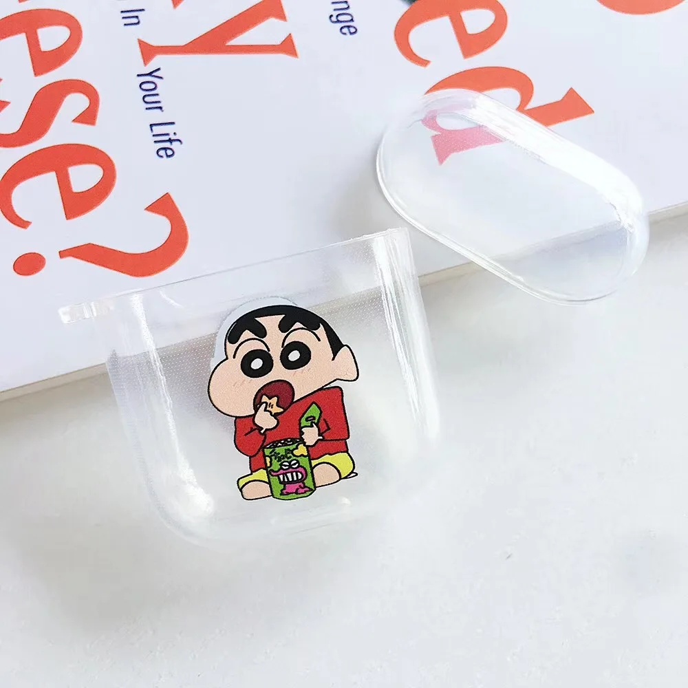 Милый мультяшный беспроводной Bluetooth чехол для наушников для Apple AirPods, наушники для зарядки, стежок, прозрачный защитный чехол для AirPods